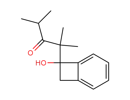 3-Pentanone,
2-(7-hydroxybicyclo[4.2.0]octa-1,3,5-trien-7-yl)-2,4-dimethyl-