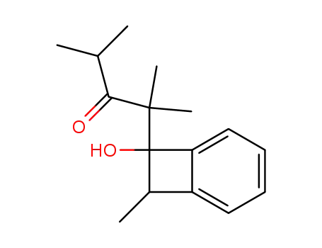 3-Pentanone,
2-(7-hydroxy-8-methylbicyclo[4.2.0]octa-1,3,5-trien-7-yl)-2,4-dimethyl-