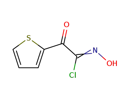 2-티오펜에탄이미도일 클로라이드, N-하이드록시-알파-옥소-(9CI)