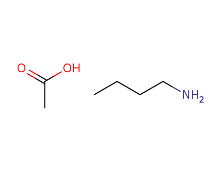 acetic acid; butan-1-amine