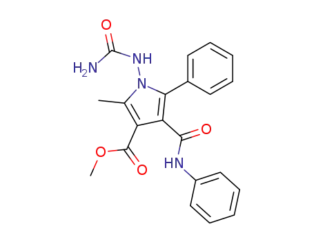 methyl 1-(carbamoylamino)-2-methyl-5-phenyl-4-(phenylcarbamoyl)-1H-pyrrole-3-carboxylate