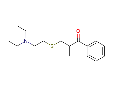 3-{[2-(Diethylamino)ethyl]sulfanyl}-2-methyl-1-phenylpropan-1-one