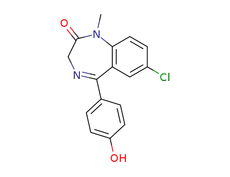 Molecular Structure of 17311-35-2 (4'-hydroxydiazepam)