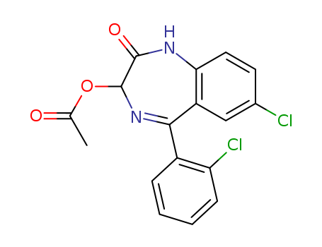 Lorazepam Related Compound A (25 mg) (7-Chloro-5-(o-chlorophenyl)-1,3-dihydro-3-acetoxy-2H-1,4-benzodiazepin-2-one)