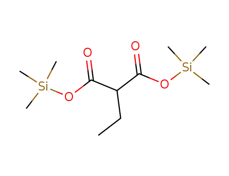 Molecular Structure of 55557-24-9 (Ethylmalonic acid bis(trimethylsilyl) ester)
