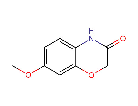 Molecular Structure of 6529-94-8 (7-Methoxy-2H-1,4-benzoxazin-3(4h)-one)