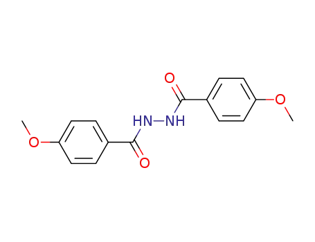 Molecular Structure of 849-82-1 (1,2-Bis(4-methoxybenzoyl)hydrazine)