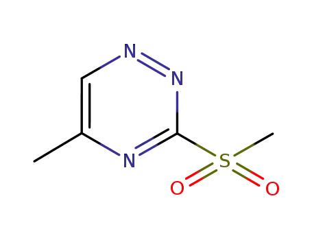 5- 메틸 -3- (메틸 설 포닐) -1,2,4- 트리 아진