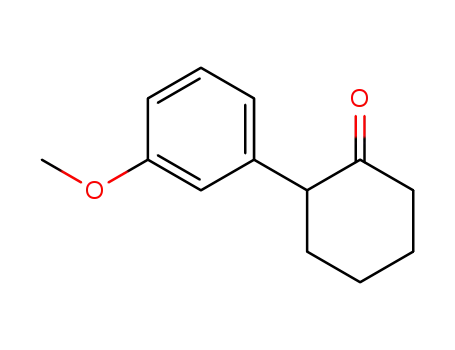 Molecular Structure of 15547-89-4 (2-(3-METHOXYPHENYL)CYCLOHEXANONE)