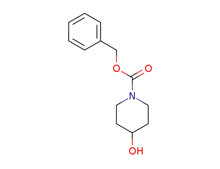Molecular Structure of 95798-23-5 (Benzyl 4-hydroxy-1-piperidinecarboxylate)
