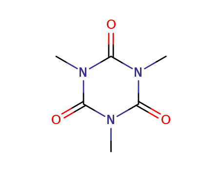 Molecular Structure of 827-16-7 (trimethyl isocyanurate)