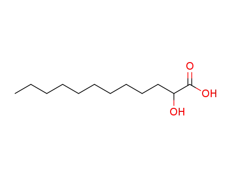Molecular Structure of 2984-55-6 (2-HYDROXYDODECANOIC ACID)