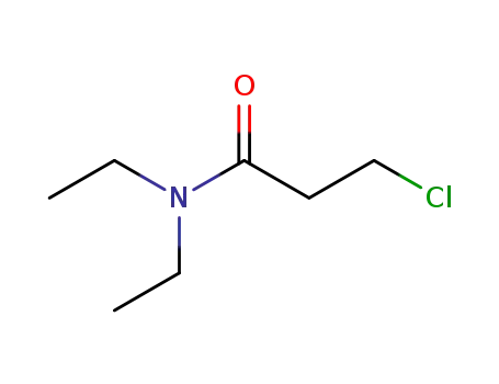 Molecular Structure of 28226-88-2 (Propanamide, 3-chloro-N,N-diethyl-)