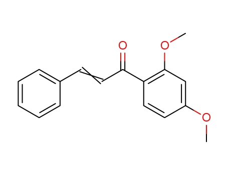 Molecular Structure of 1154-77-4 (2-Propen-1-one,1-(2,4-dimethoxyphenyl)-3-phenyl-)