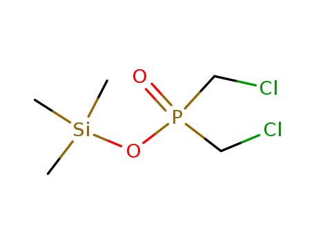 Molecular Structure of 31675-59-9 (Phosphinic acid, bis(chloromethyl)-, trimethylsilyl ester)