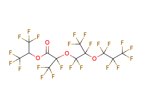 Propanoic acid,  2,3,3,3-tetrafluoro-2-[1,1,2,3,3,3-hexafluoro-2-(heptafluoropropoxy)prop  oxy]-, 2,2,2-trifluoro-1-(trifluoromethyl)ethyl ester