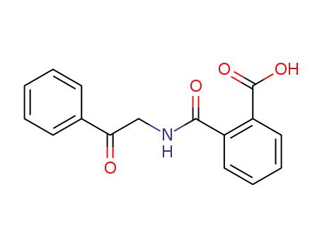Molecular Structure of 14498-33-0 (benzoic acid, 2-[[(2-oxo-2-phenylethyl)amino]carbonyl]-)