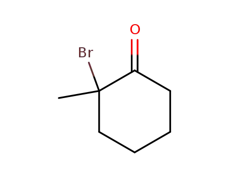 Molecular Structure of 10409-47-9 (Cyclohexanone, 2-bromo-2-methyl-)