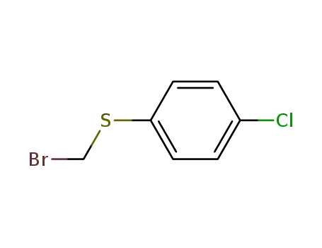Molecular Structure of 83767-73-1 (Benzene, 1-[(bromomethyl)thio]-4-chloro-)