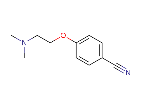Molecular Structure of 24197-95-3 (4-[2-(DIMETHYLAMINO)ETHOXY]BENZONITRILE)