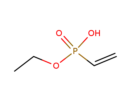 Molecular Structure of 4546-13-8 (Phosphonic acid, ethenyl-, monoethyl ester)