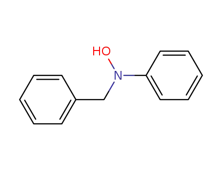 Molecular Structure of 3376-40-7 (Benzylphenylhydroxylamine)