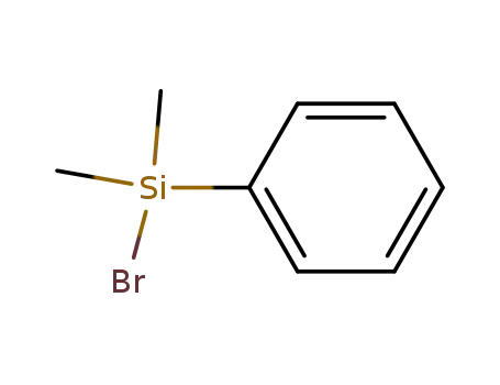 Molecular Structure of 13247-99-9 (bromo(dimethyl)phenylsilane)