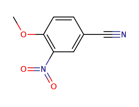 Molecular Structure of 33224-23-6 (4-METHOXY-3-NITROBENZONITRILE)