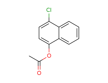 Molecular Structure of 53422-20-1 (4-Chloro-1-naphthol acetate)