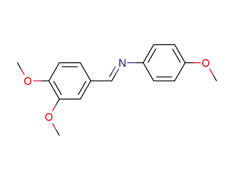 Benzenamine, N-[(3,4-dimethoxyphenyl)methylene]-4-methoxy-, (E)-