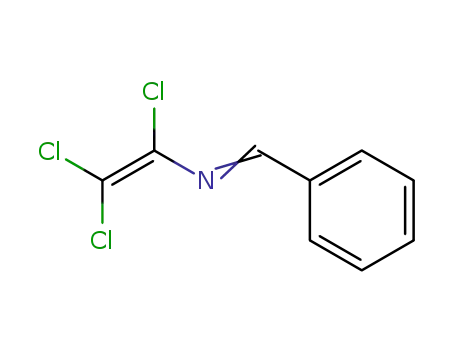 Molecular Structure of 77197-84-3 (Ethenamine, 1,2,2-trichloro-N-(phenylmethylene)-)
