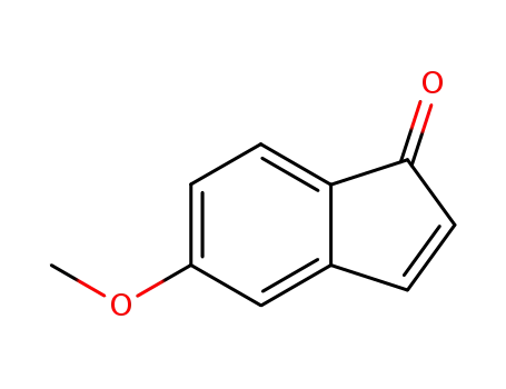 Molecular Structure of 72913-59-8 (1H-Inden-1-one, 5-methoxy-)