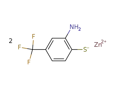 Benzenethiol, 2-amino-4-(trifluoromethyl)-, zinc salt (2:1)
