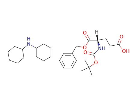 N-[(1,1-Dimethylethoxy)carbonyl]-L-glutamic acid 1-(phenylmethyl) ester compd. with N-cyclohexylcyclohexanamine