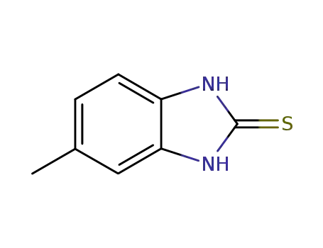 Molecular Structure of 27231-36-3 (2-Mercapto-5-methylbenzimidazole)