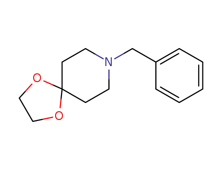 Molecular Structure of 37943-54-7 (1,4-Dioxa-8-azaspiro[4.5]decane,8-(phenylmethyl)-)