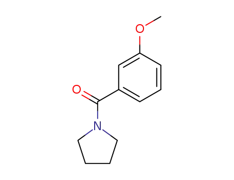 Molecular Structure of 207558-39-2 (Pyrrolidine, 1-(3-methoxybenzoyl)-)