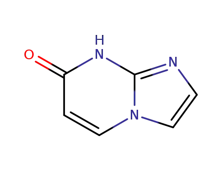Molecular Structure of 55662-33-4 (imidazolopyrimidine-7(8H)-one)