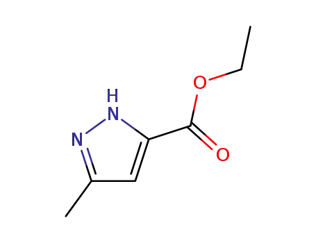 Molecular Structure of 4027-57-0 (Ethyl 3-methyl-1H-pyrazole-5-carboxylate)
