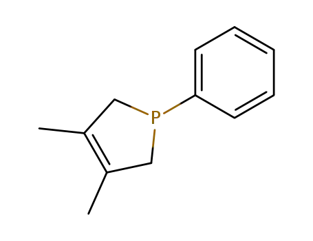 Molecular Structure of 14409-95-1 (1H-Phosphole, 2,5-dihydro-3,4-dimethyl-1-phenyl-)