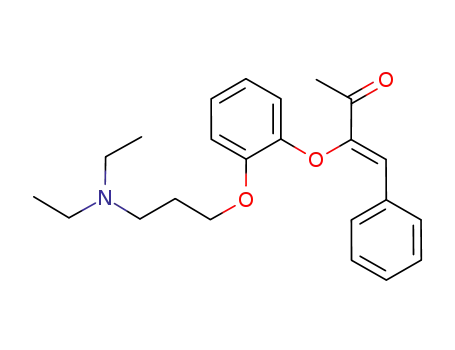 3-Buten-2-one, 3-[2-[3-(diethylamino)propoxy]phenoxy]-4-phenyl-, (Z)-
