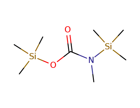 Molecular Structure of 51041-97-5 (Carbamic acid, methyl(trimethylsilyl)-, trimethylsilyl ester)