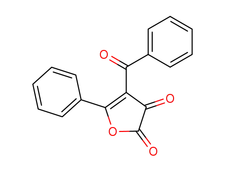 Molecular Structure of 17571-17-4 (2,3-Furandione, 4-benzoyl-5-phenyl-)