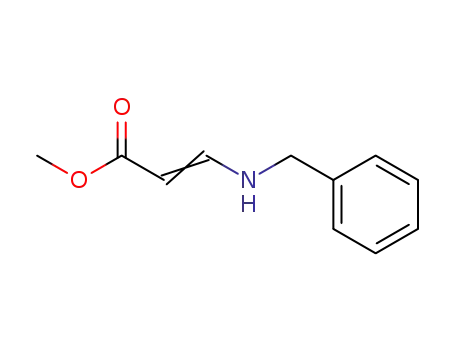 2-Propenoic acid, 3-[(phenylmethyl)amino]-, methyl ester CAS No  14376-92-2