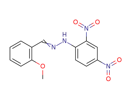 Molecular Structure of 1163-71-9 (2-Methoxybenzaldehyde 2,4-dinitrophenyl hydrazone)