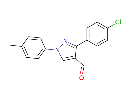 3-(4-CHLOROPHENYL)-1-P-TOLYL-1H-PYRAZOLE-4-CARBALDEHYDE