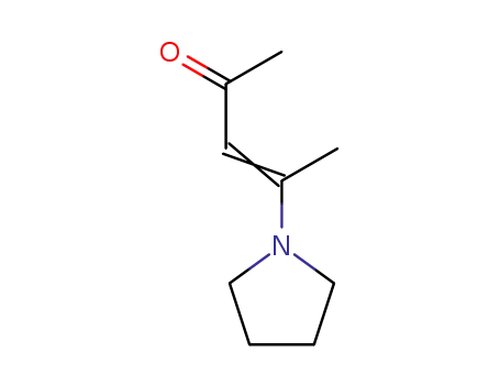 Molecular Structure of 3389-57-9 (4-TETRAHYDRO-1H-PYRROL-1-YLPENT-3-EN-2-ONE)