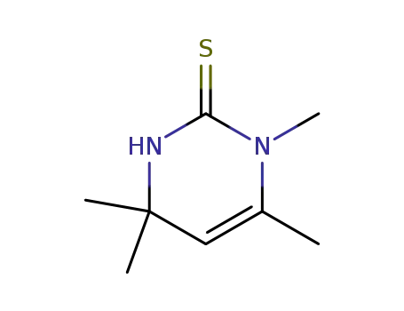 2(1H)-Pyrimidinethione, 3,4-dihydro-1,4,4,6-tetramethyl-