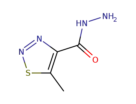 1,2,3-Thiadiazole-4-carboxylic  acid,  5-methyl-,  hydrazide