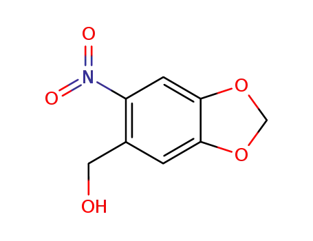 Molecular Structure of 15341-08-9 (6-NITROPIPERONYL ALCOHOL)
